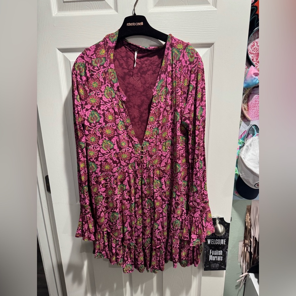 Free People Olivia Printed Tunic/ Dress Size M